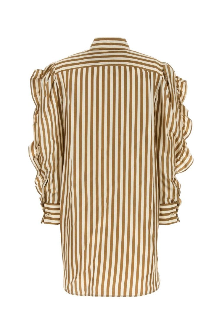 Max Mara Printed Silk Manna Shirt Dress