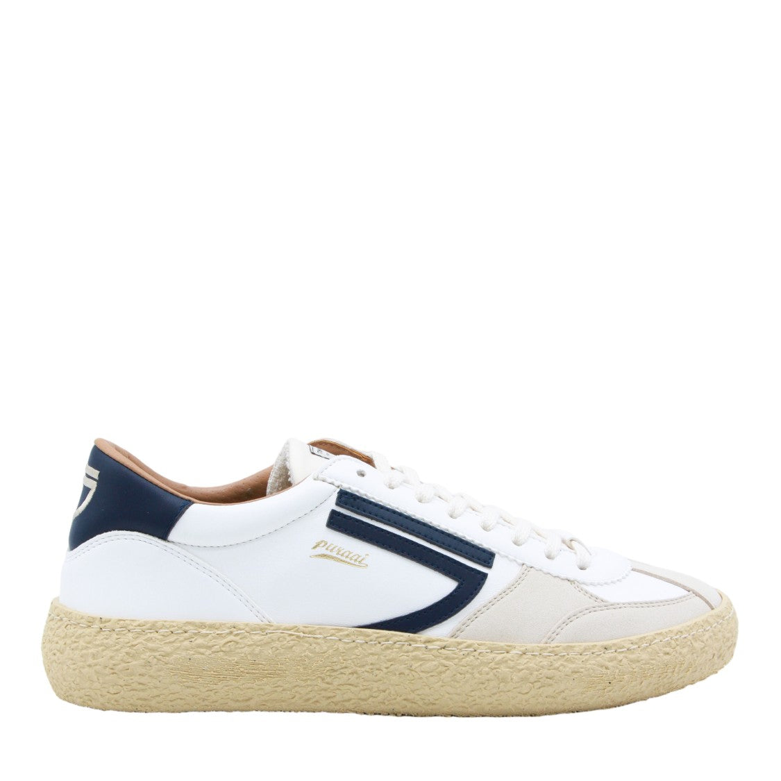 Puraai Low-Top Sneakers With Navy Stripe