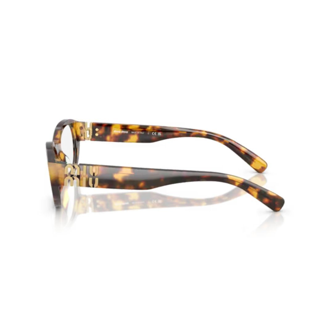 Miu Miu 03Wv Vista Cat-Eye Tortoiseshell Acetate Eyeglasses