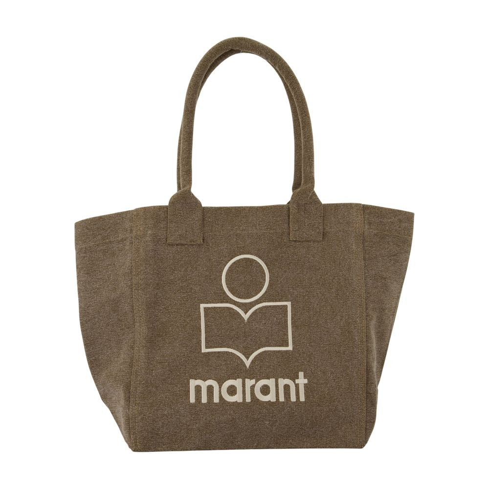 Isabel Marant Small Yenky Gz Shopper Bag - Cotton - Khaki