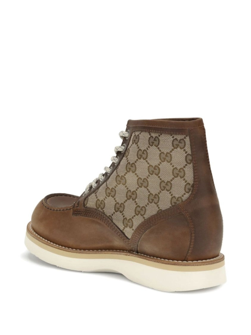 Gucci Lace-Up Ankle Boot