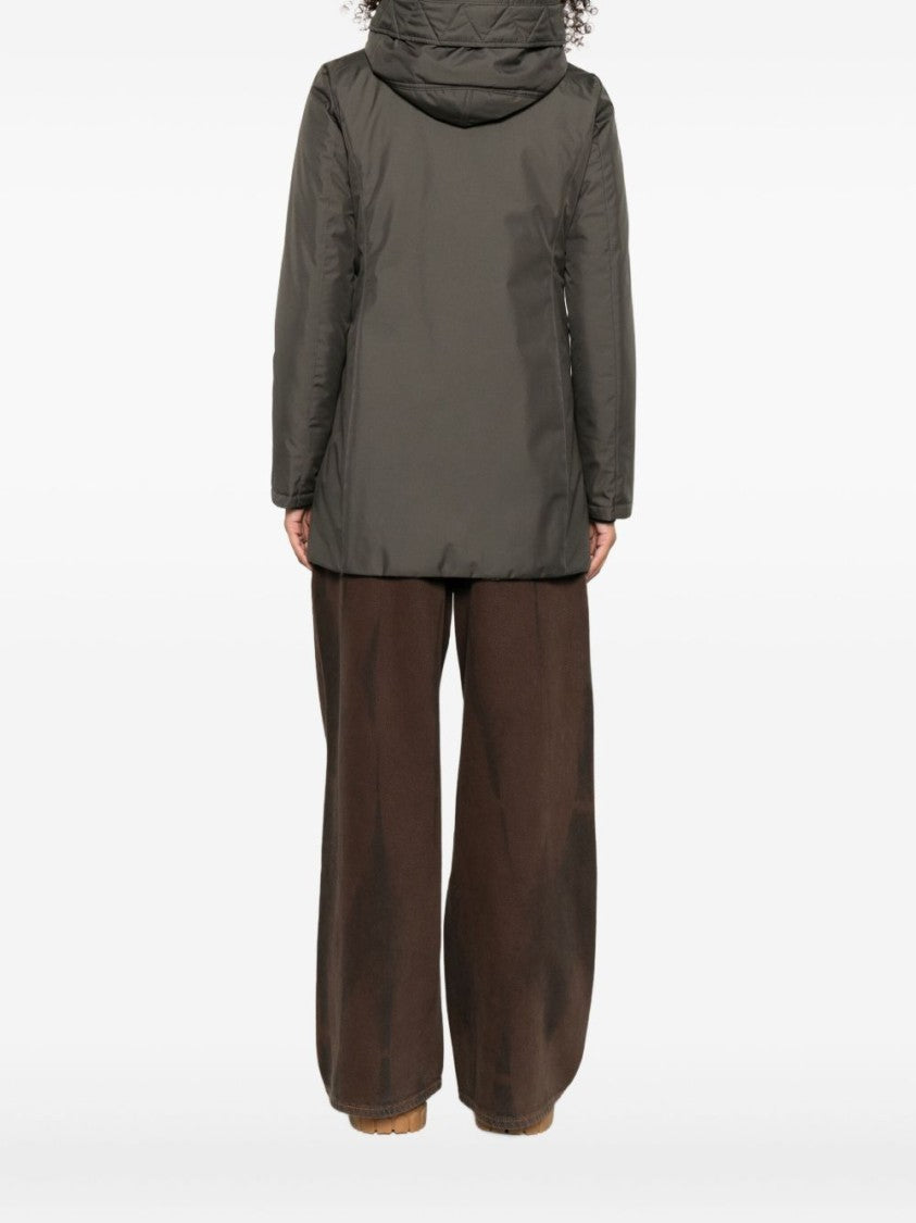 Fay Mid-Length Green Fay Giacconi Coat