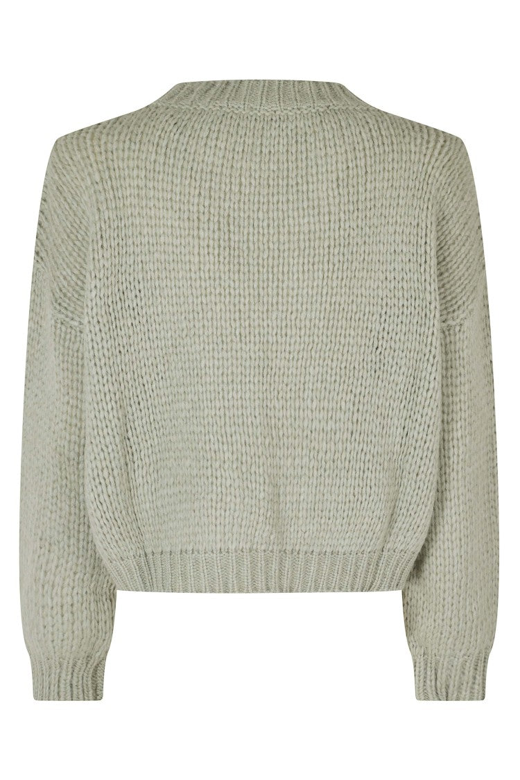 Roberto Collina Sage Crew-Neck Sweater With Ribbed Trim And Cozy Fit
