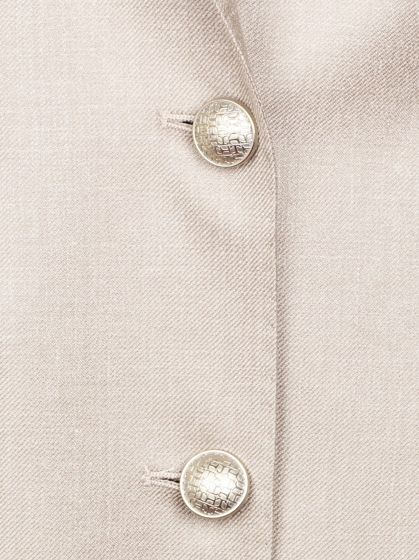 Tagliatore Tailored Jacket With Notch Lapel And Button Detail