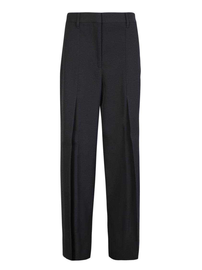 Burberry Wide-Leg Black Trousers