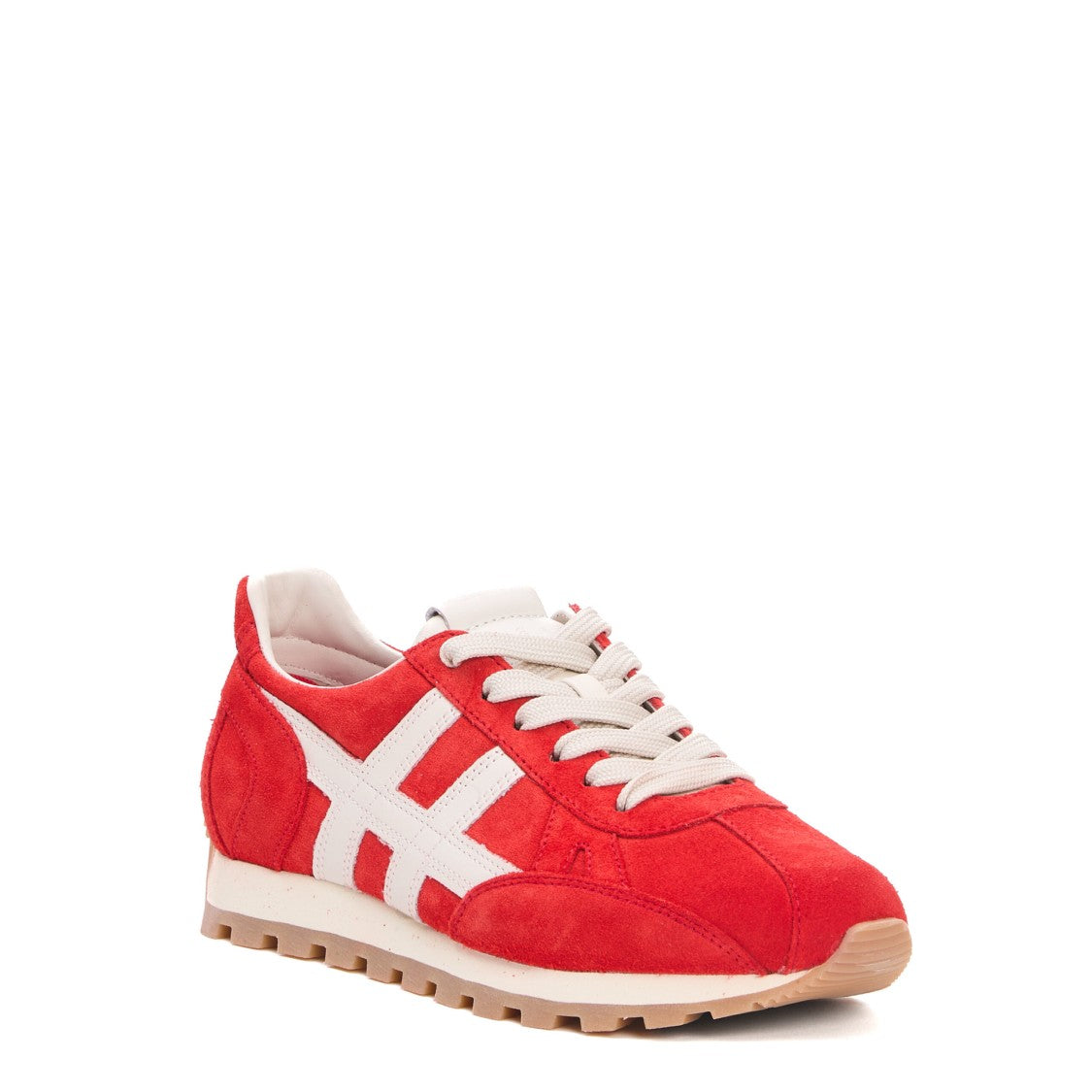 Hogan Running 86R Suede Red Sneakers