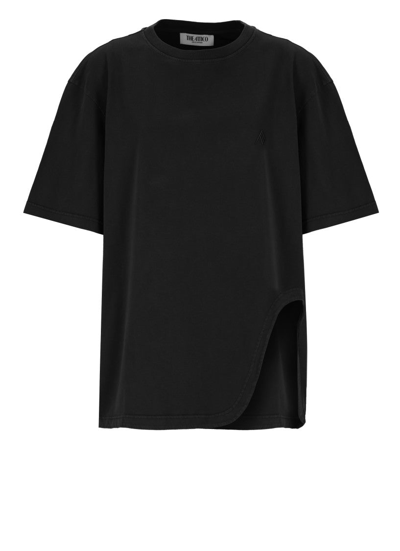 The Attico Black Cotton T-Shirt