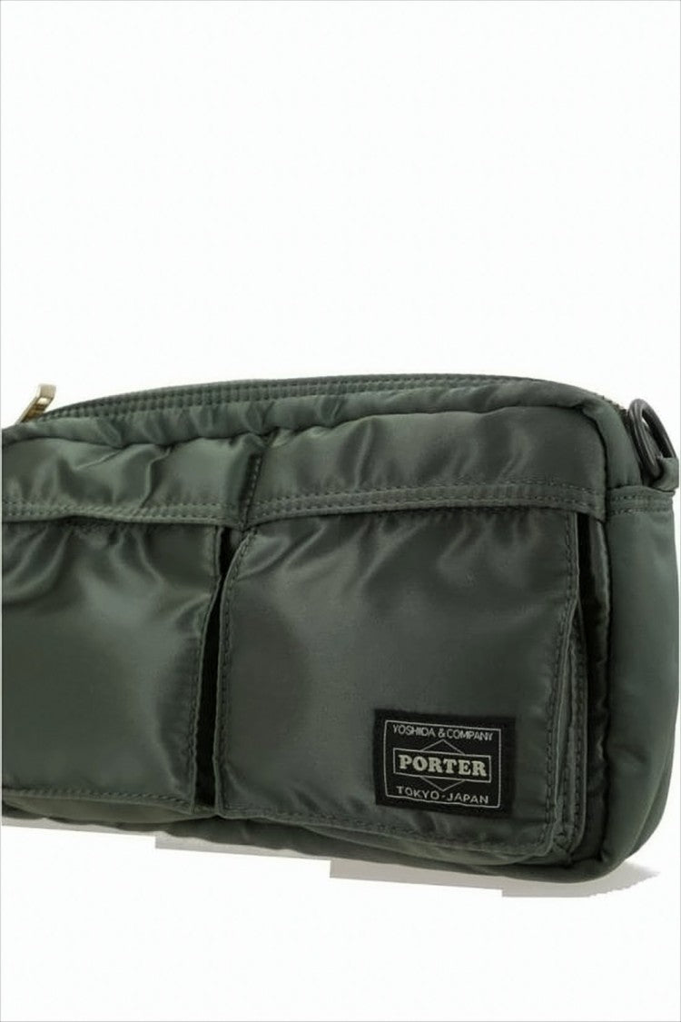 Porter Compact Nylon Shoulder Bag With Rectangular Design