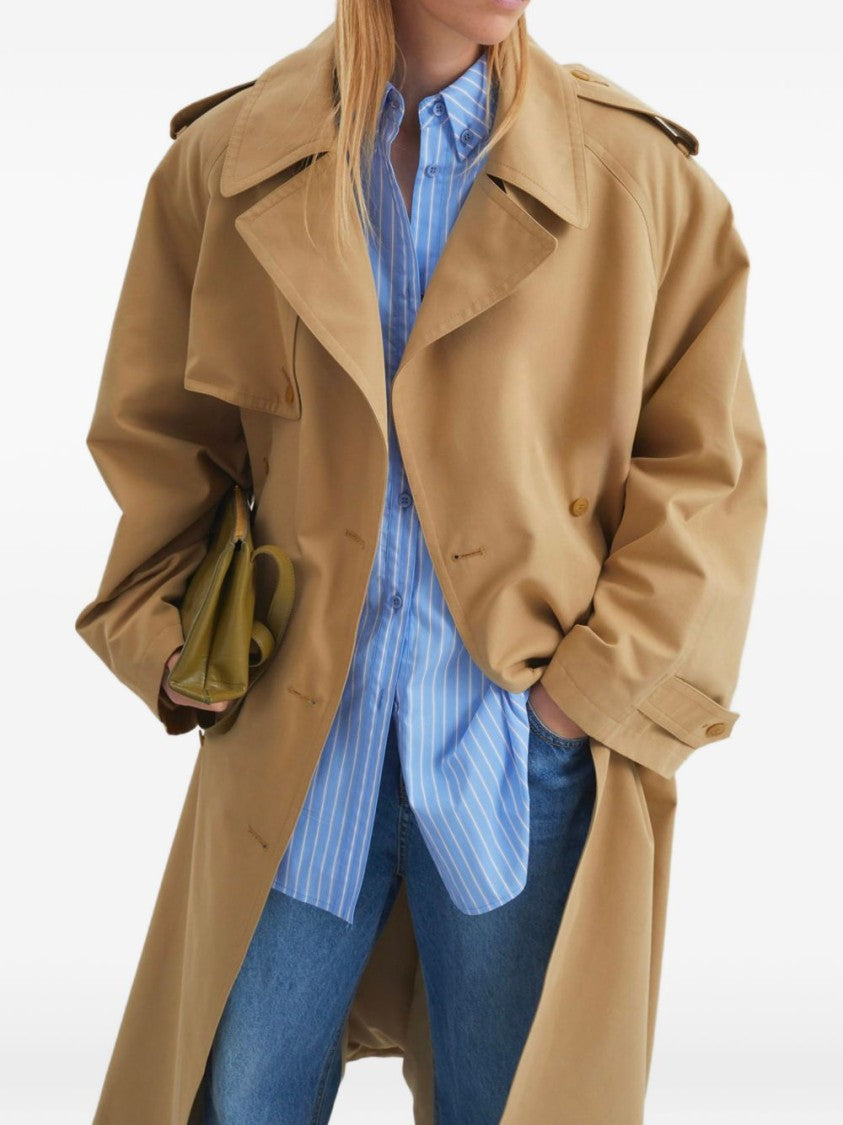 The Frankie Shop Classic Belted Trench Coat