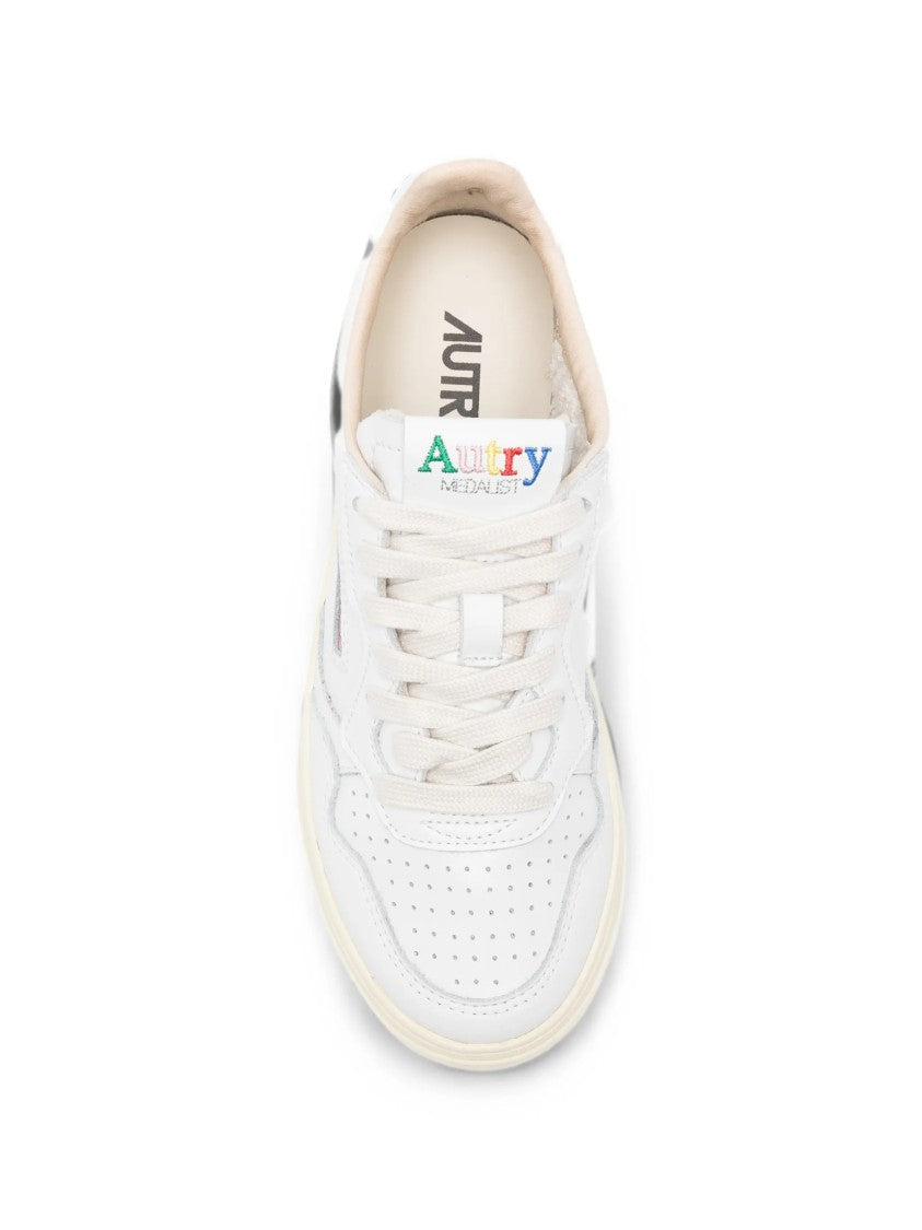 Autry Medalist Low Perforated Leather Sneakers