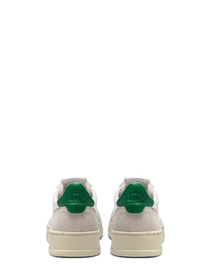 Autry Low-Top Sneakers With Suede Accents And Padded Collar