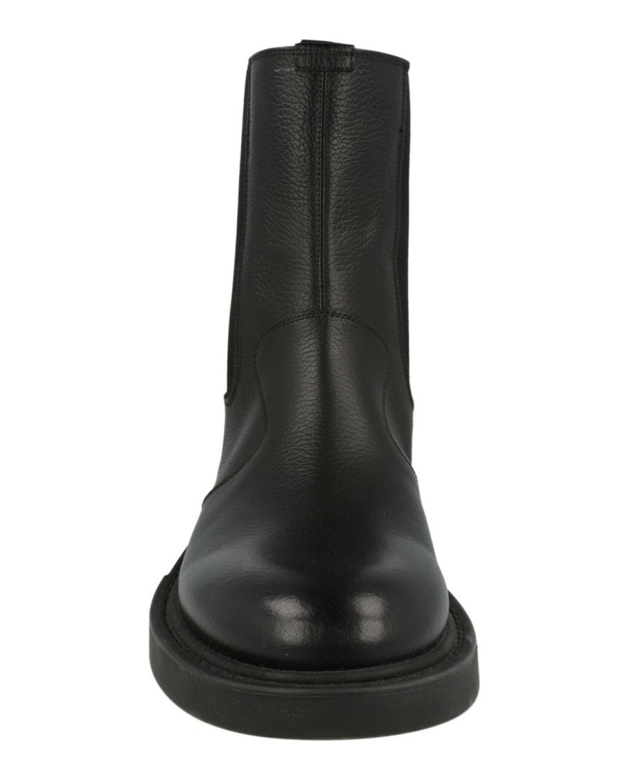 Ferragamo Loreno Leather Chelsea Boots