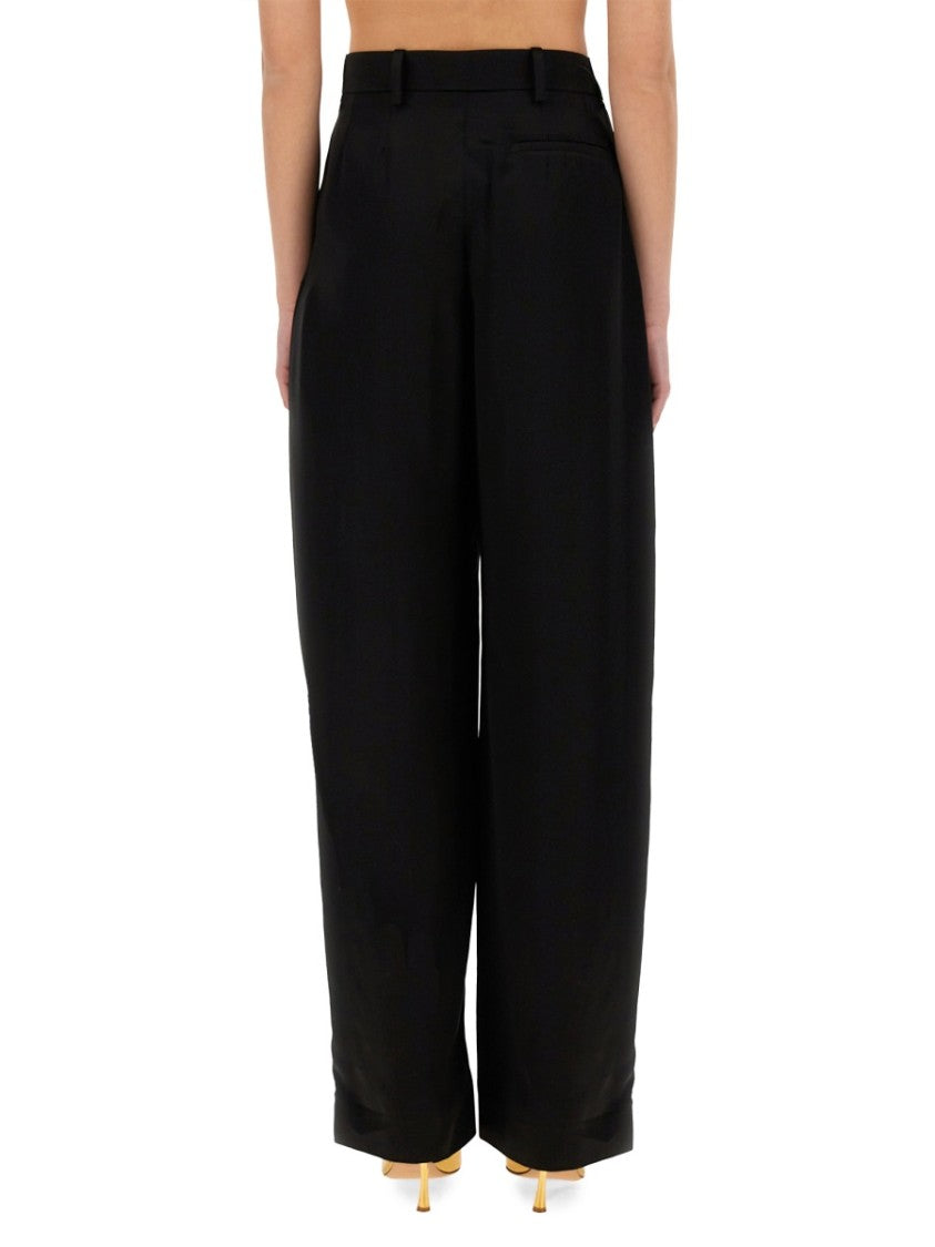 Nina Ricci Wide-Leg Pants With Pleat Detail