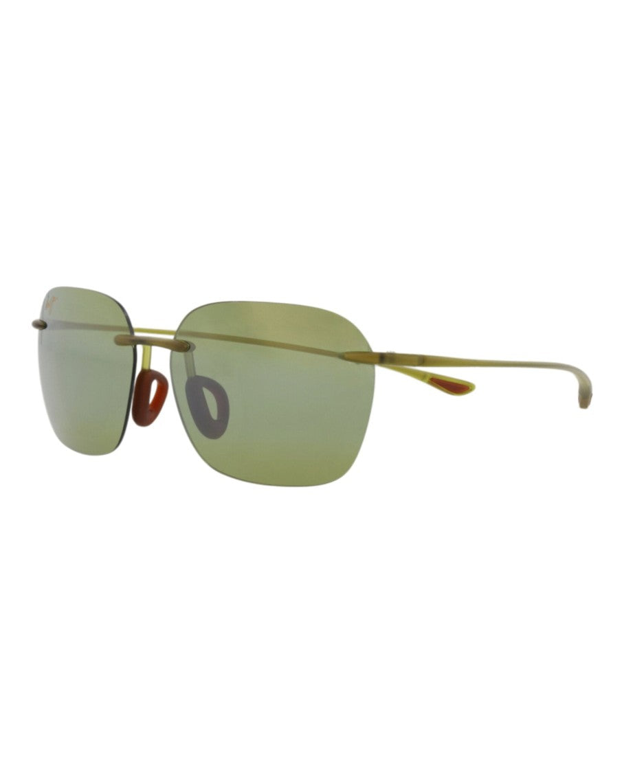 Maui Jim Square-Frame Polarized Sunglasses With Adjustable Nosepads