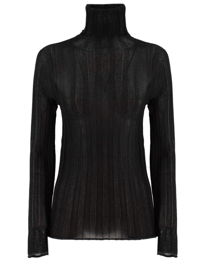 Fabiana Filippi Fitted Ribbed Turtleneck Jumper