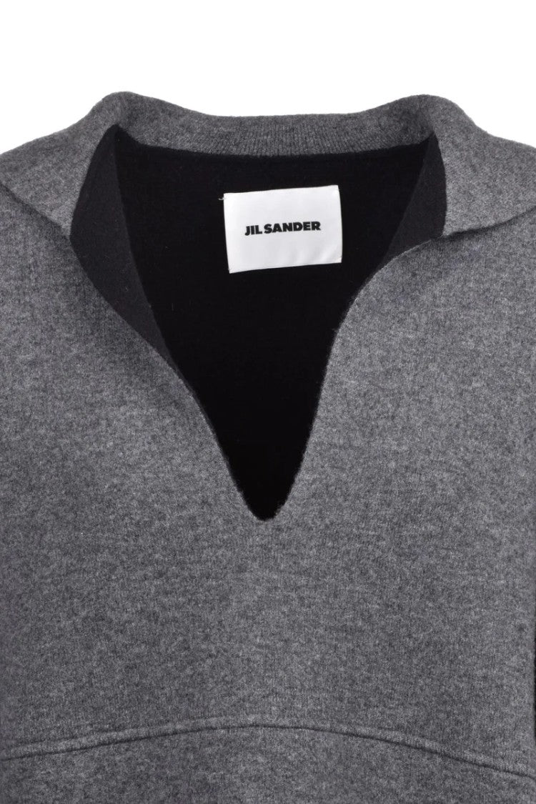 Jil Sander Reversible Oversized Knit - Grey