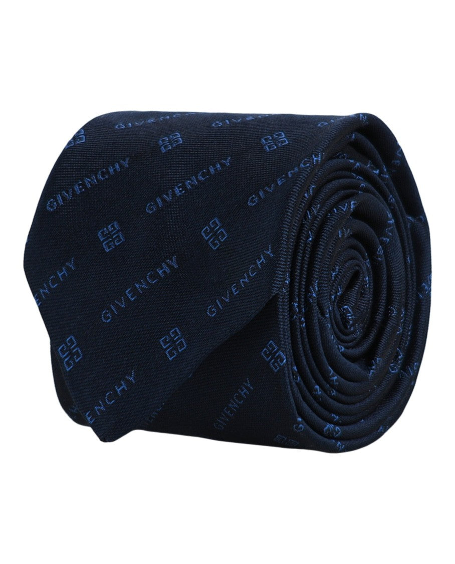 Givenchy Diagonal Logo Silk Tie