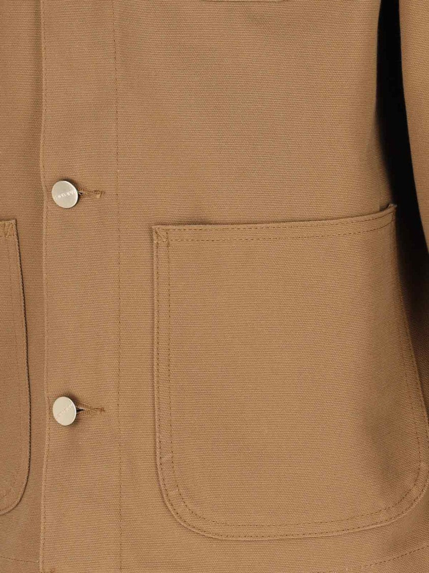 Carhartt Wip Brown Michigan Cotton Shirt Jacket