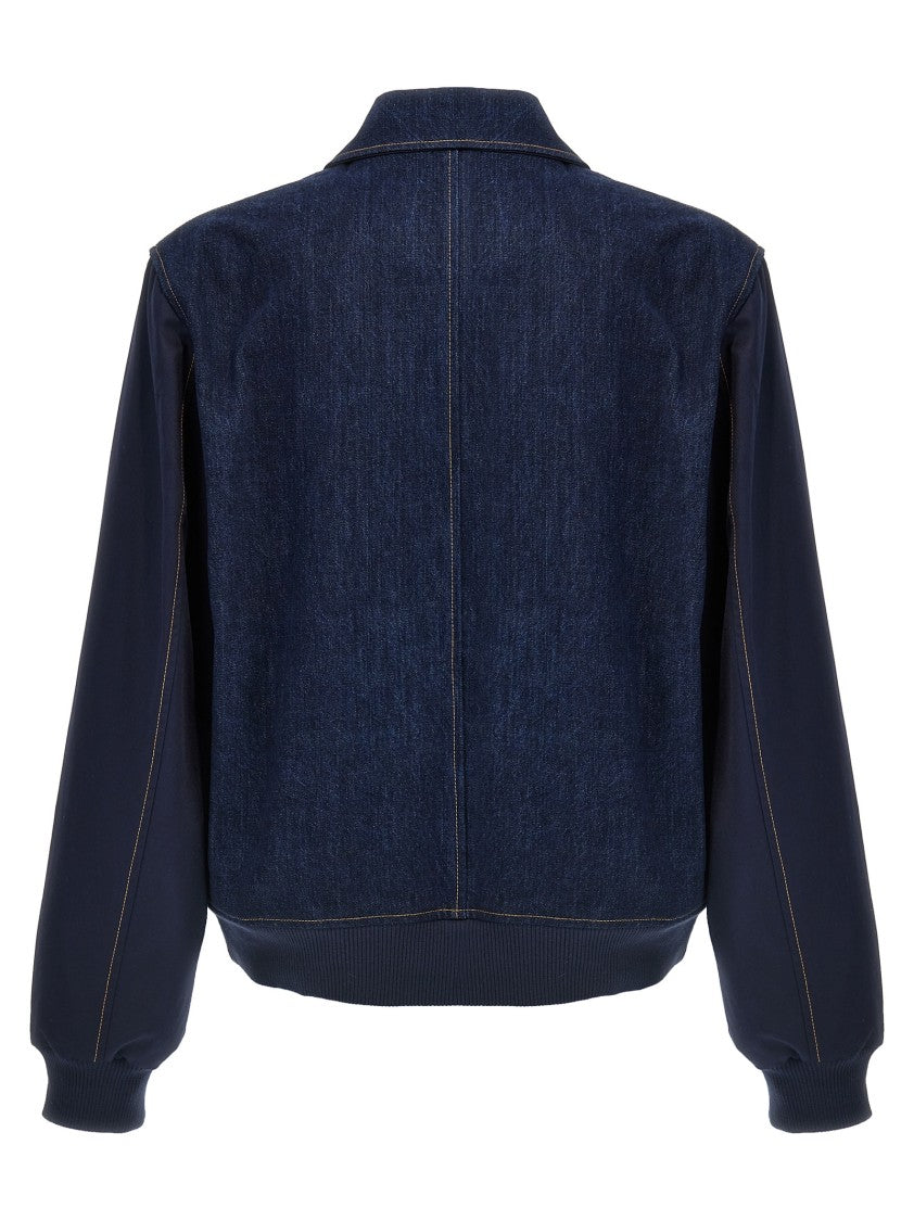 Wales Bonner 'The Echo Denim Varsity' Jacket