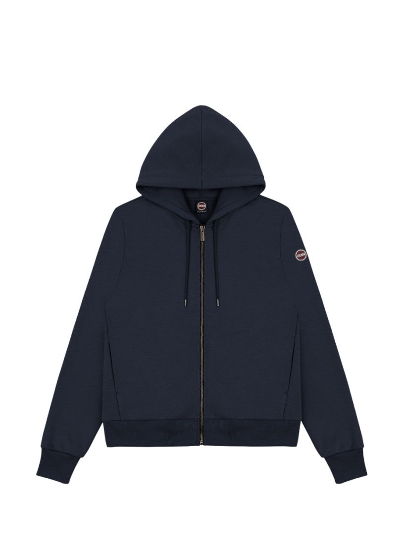 Colmar Blue Zip-Up Hooded Fleece Sweatshirt