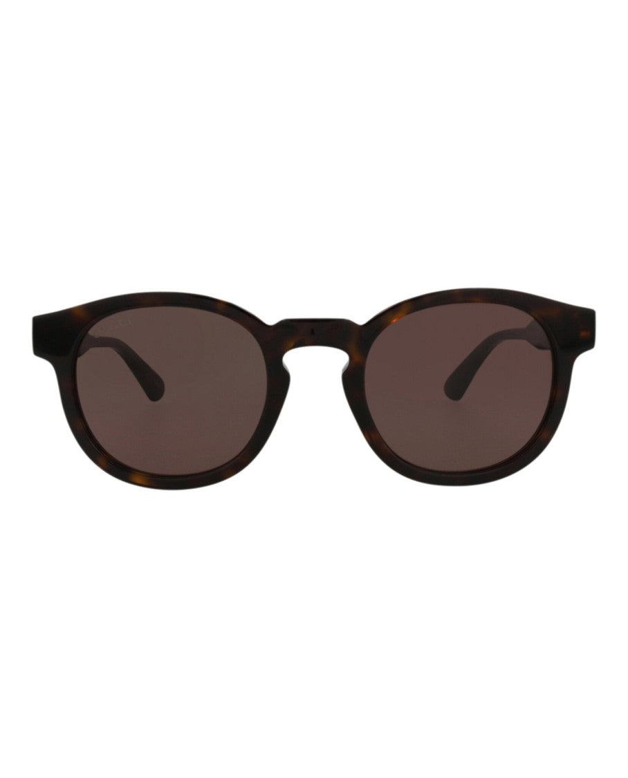 Gucci Round-Frame Acetate Sunglasses