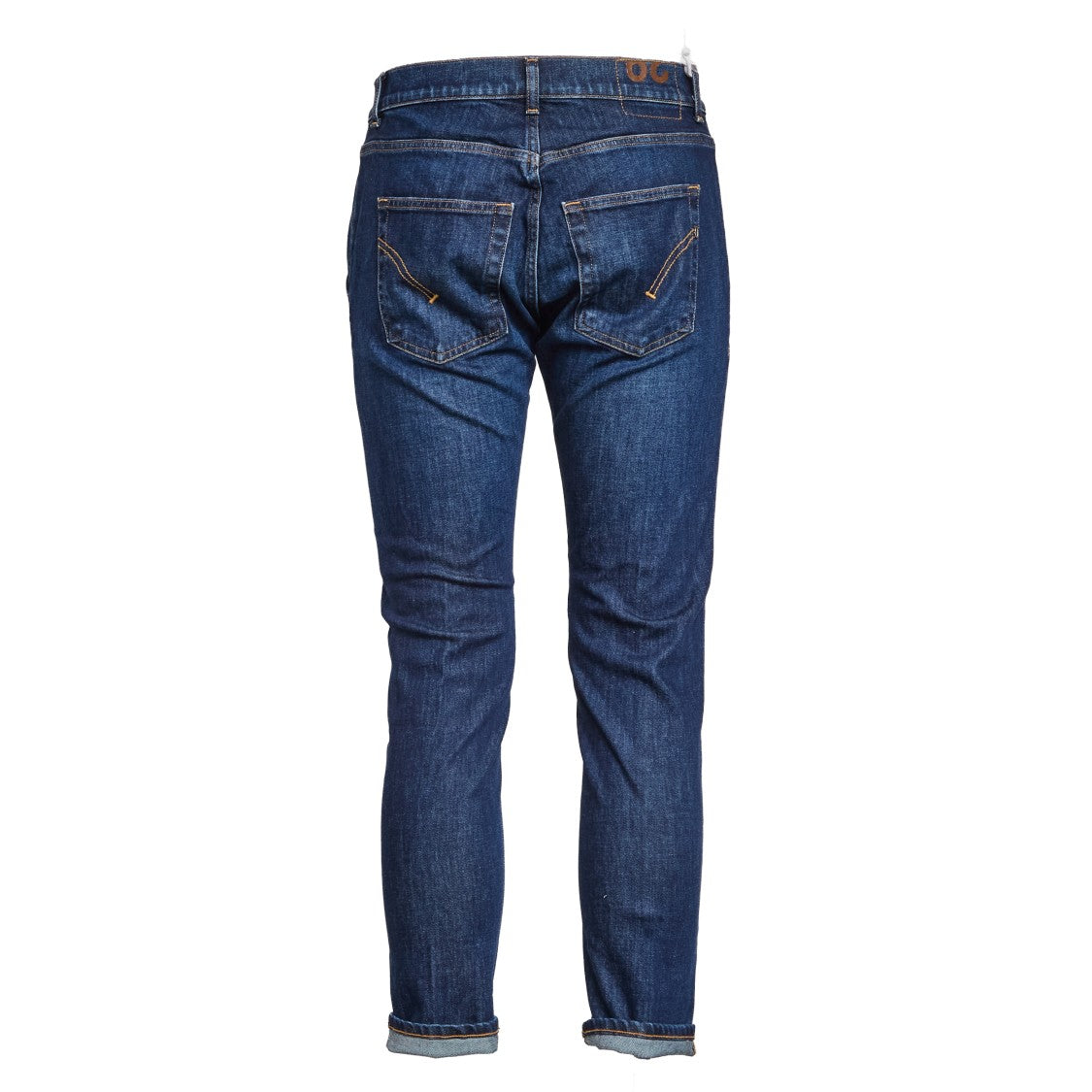 Dondup Carrot-Fit Stretch Denim Jeans With Logo Detail