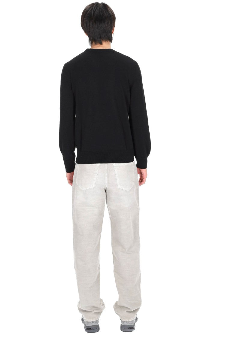 A.P.C. Side Logo Cotton Crewneck Sweater