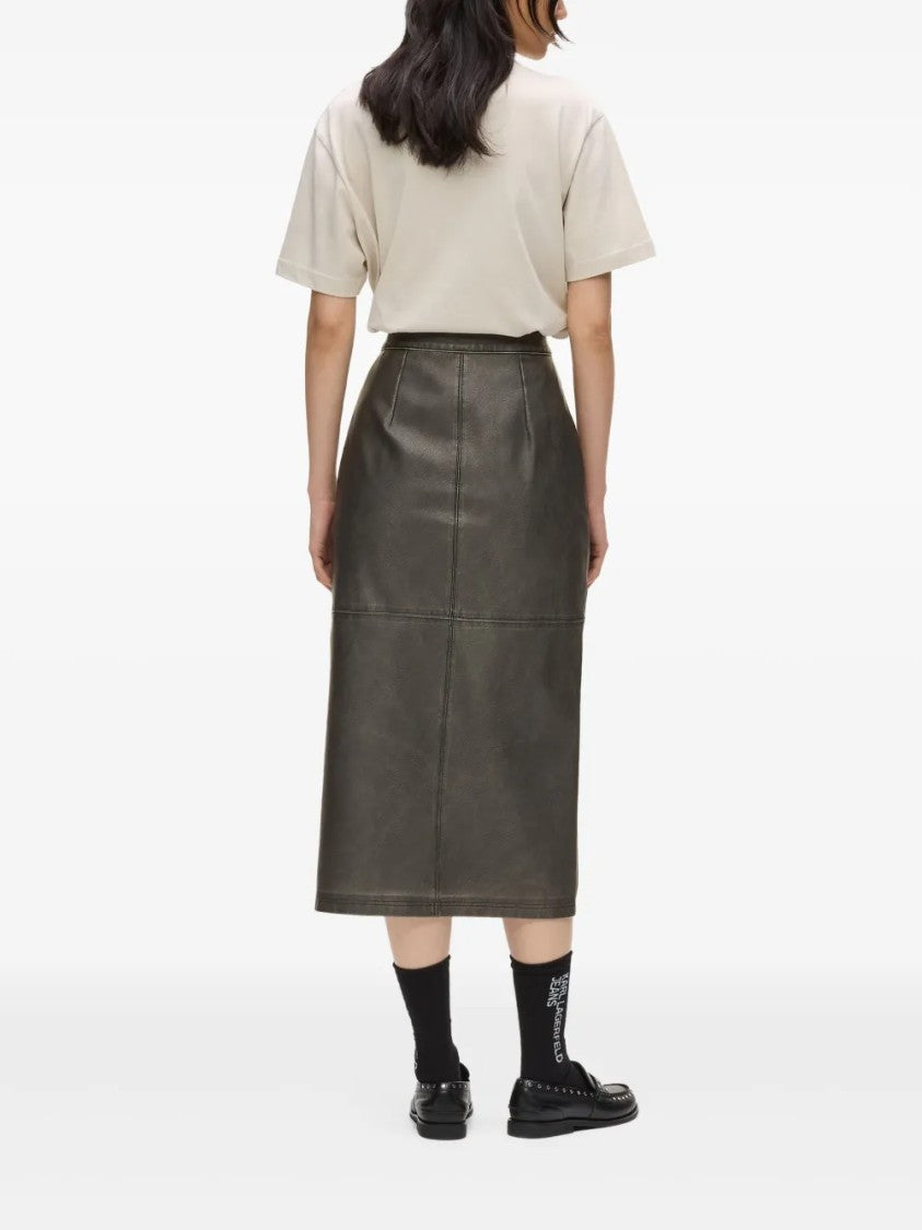 Karl Lagerfeld Classic Silhouette Subtle Flare Skirt