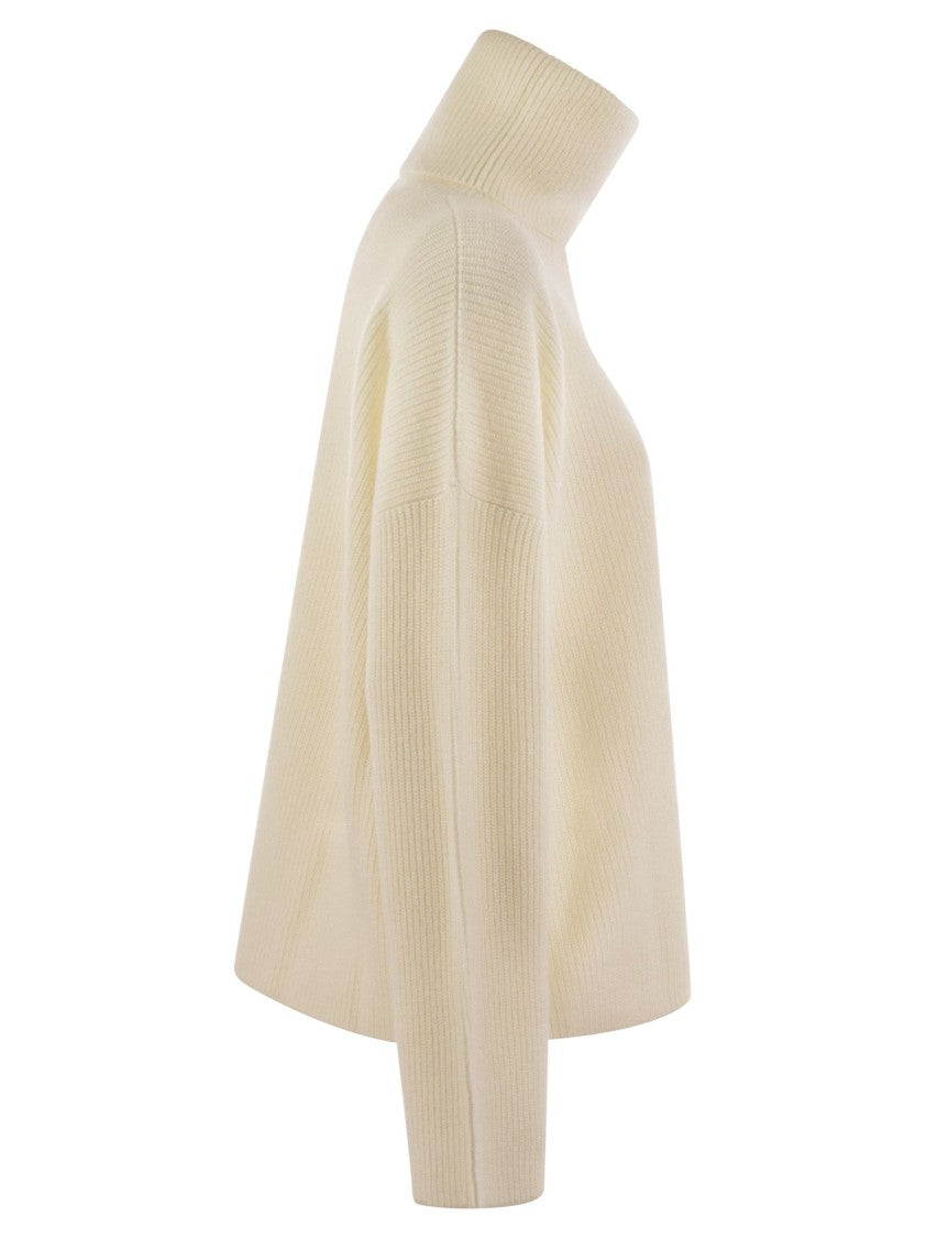 Fabiana Filippi Boxy Turtleneck Sweater