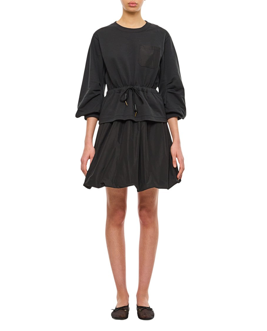 Moncler 3/4 Sleeve Flared Dress