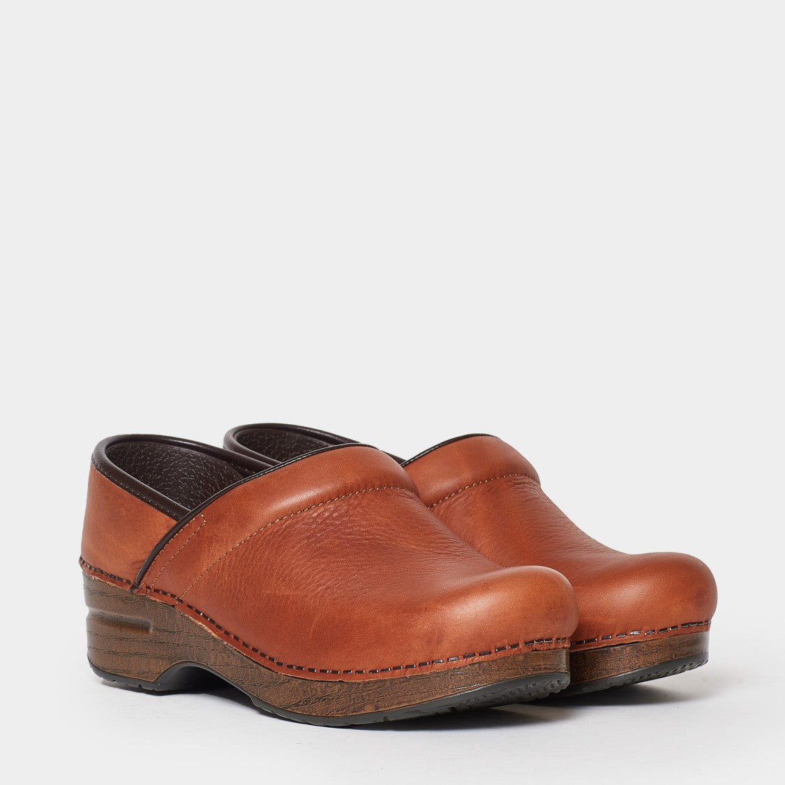 Dansko Classic Tumbled Russet Leather Clog
