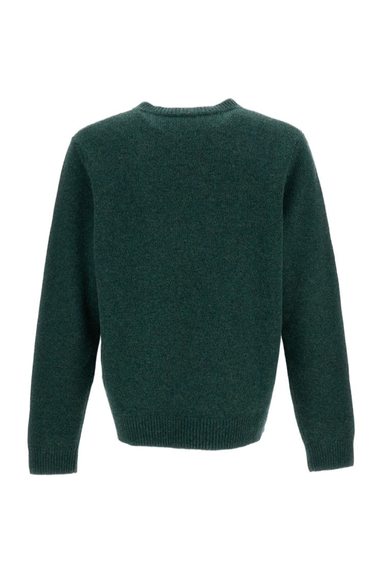 A.P.C. Green Edmond Crew Neck Sweater