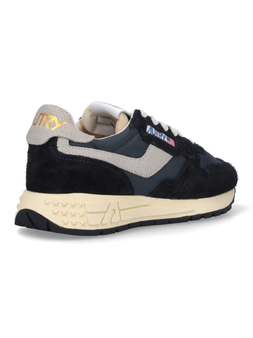 Autry Minimalistic Design Black Sneakers With Sturdy Sole