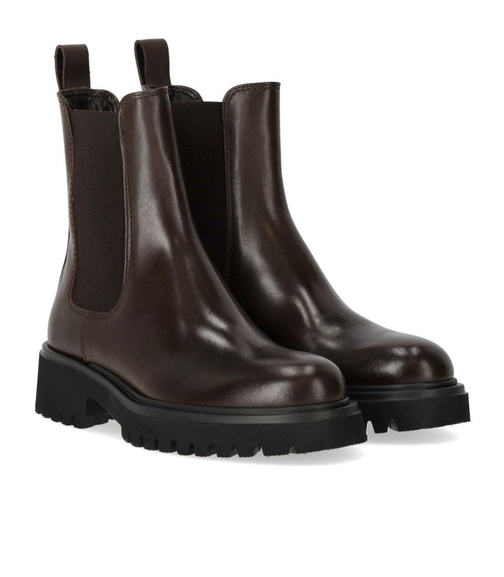 Guglielmo Rotta Worms Chocolate Chelsea Boot