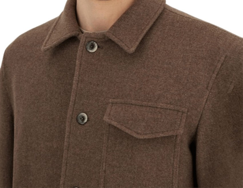 Herno Twill Effect Wool Blend Jacket