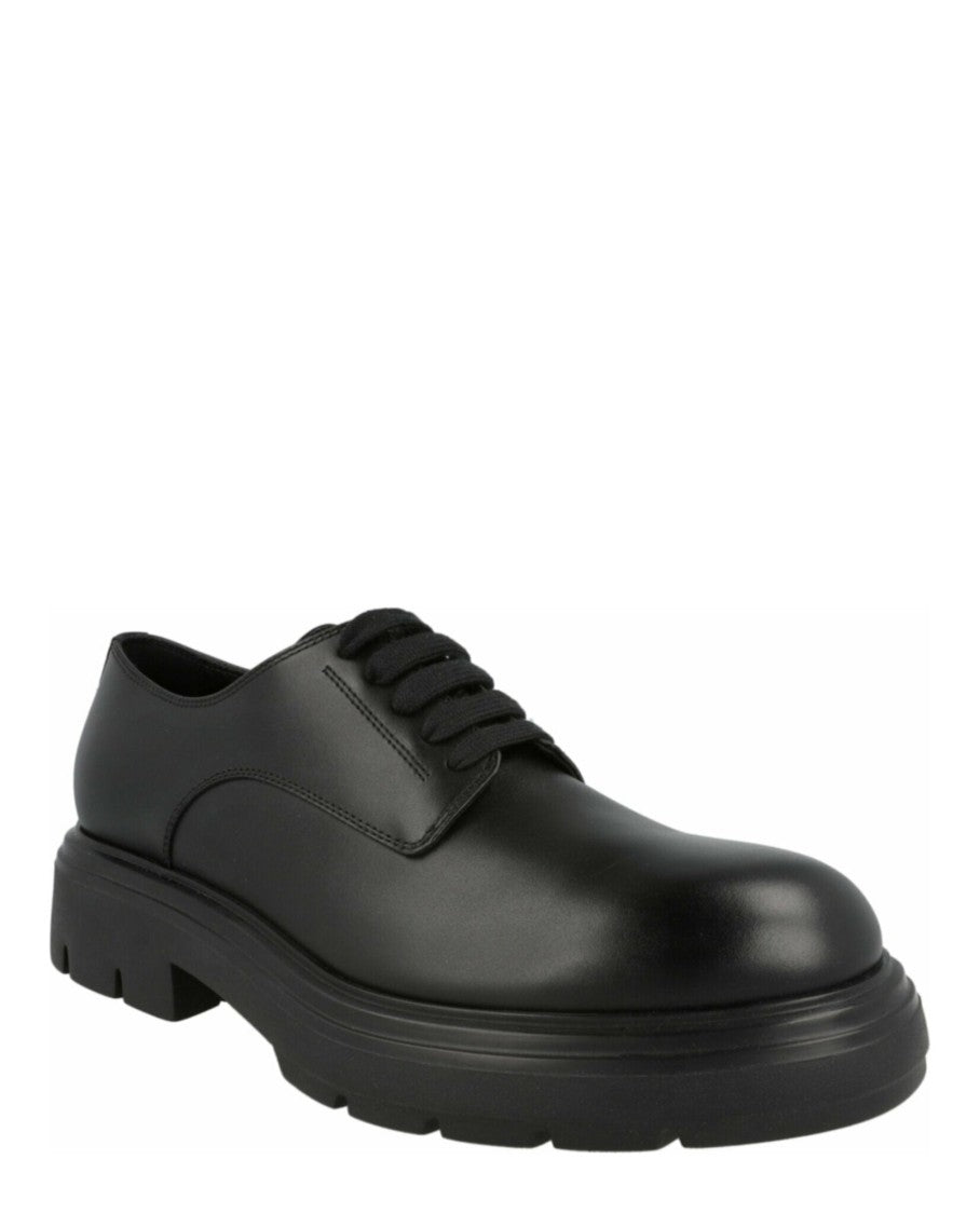 Ferragamo Devis Leather Derby Shoes