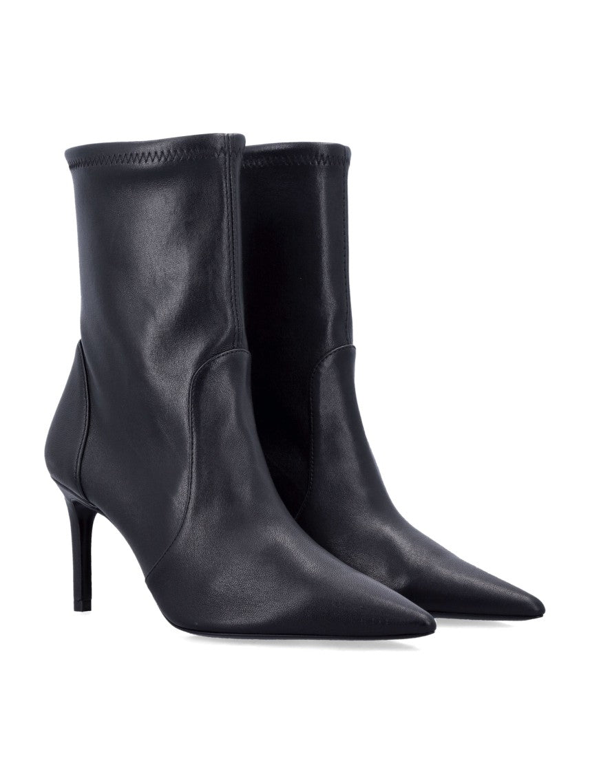 Stuart Weitzman Stuart Power 75 Stretch Sock Booties