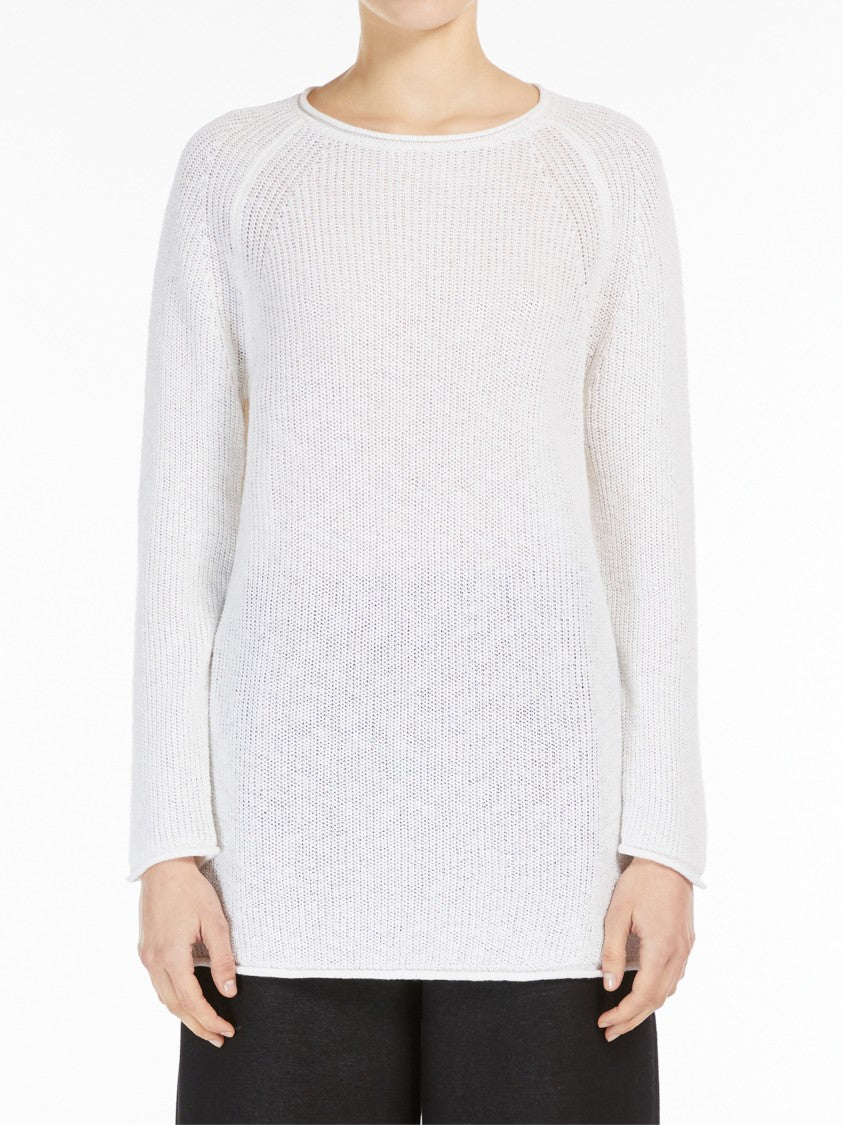 Max Mara Tunic-Style Sweater Crafted From Cotton