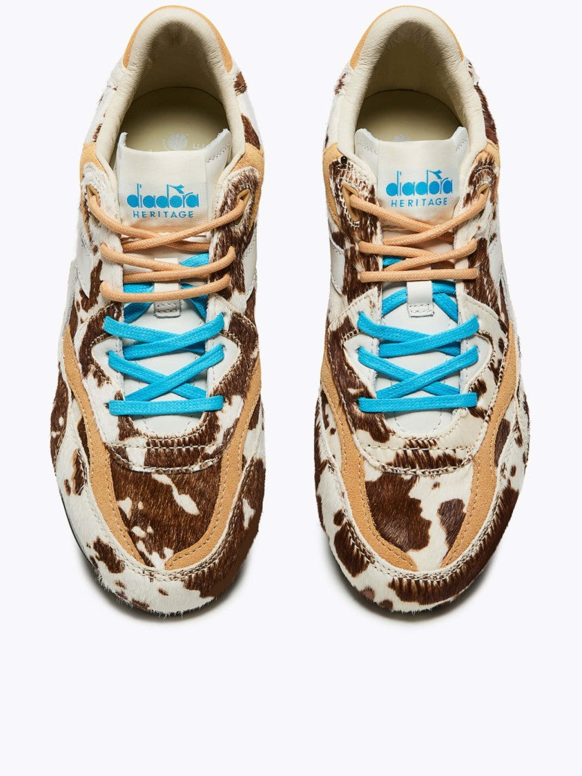Diadora Animal Print Equipe Revenge Animalier Suede Sneakers