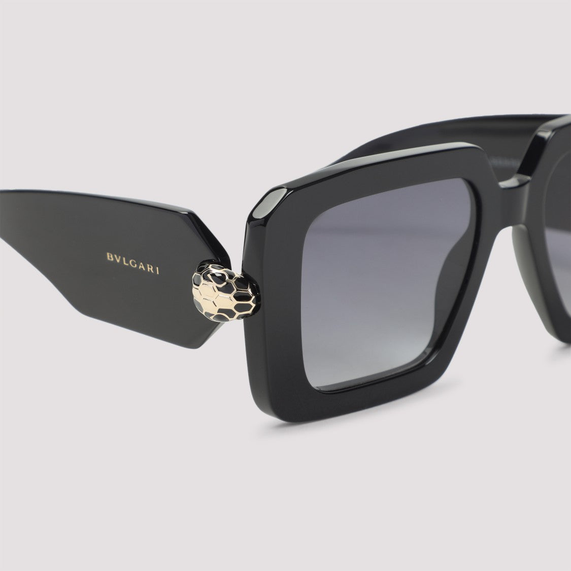 Bulgari Eyewear Serpenti Forever Black Acetate Sunglasses