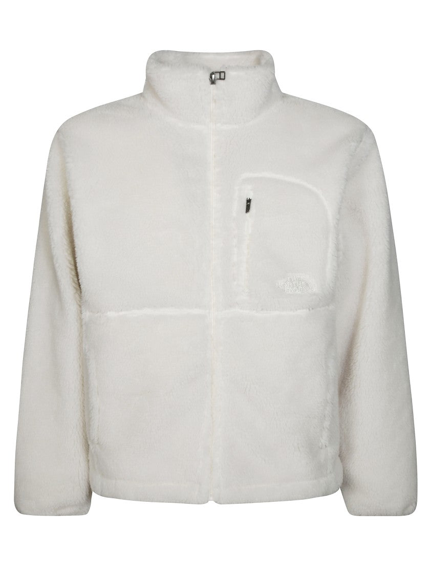 The North Face Cropped High-Pile Jacket With Stand Collar