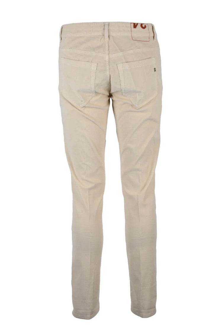 Dondup George Velvet Trousers - White