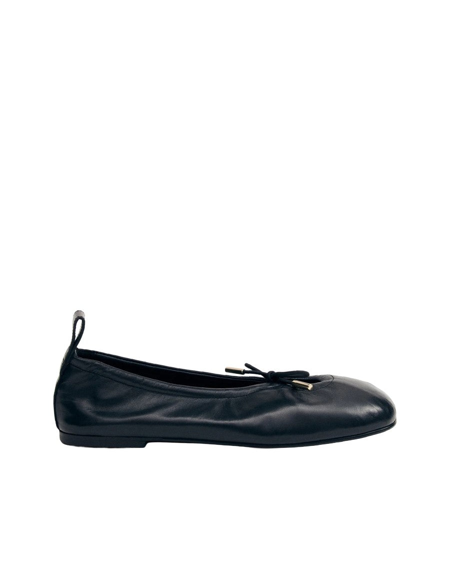 Alohas Ballerina Flat With Square Toe And Adjustable Bow