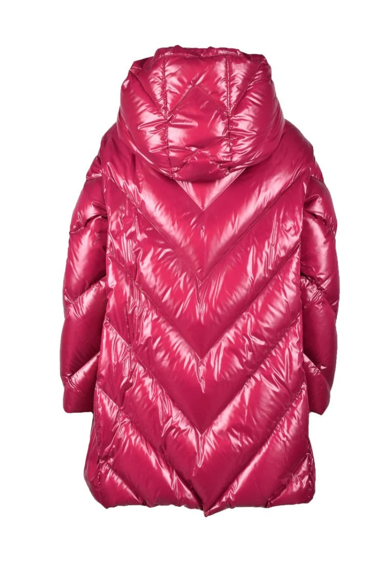 Annie Paris Polyamide Down Jacket - Fuchsia