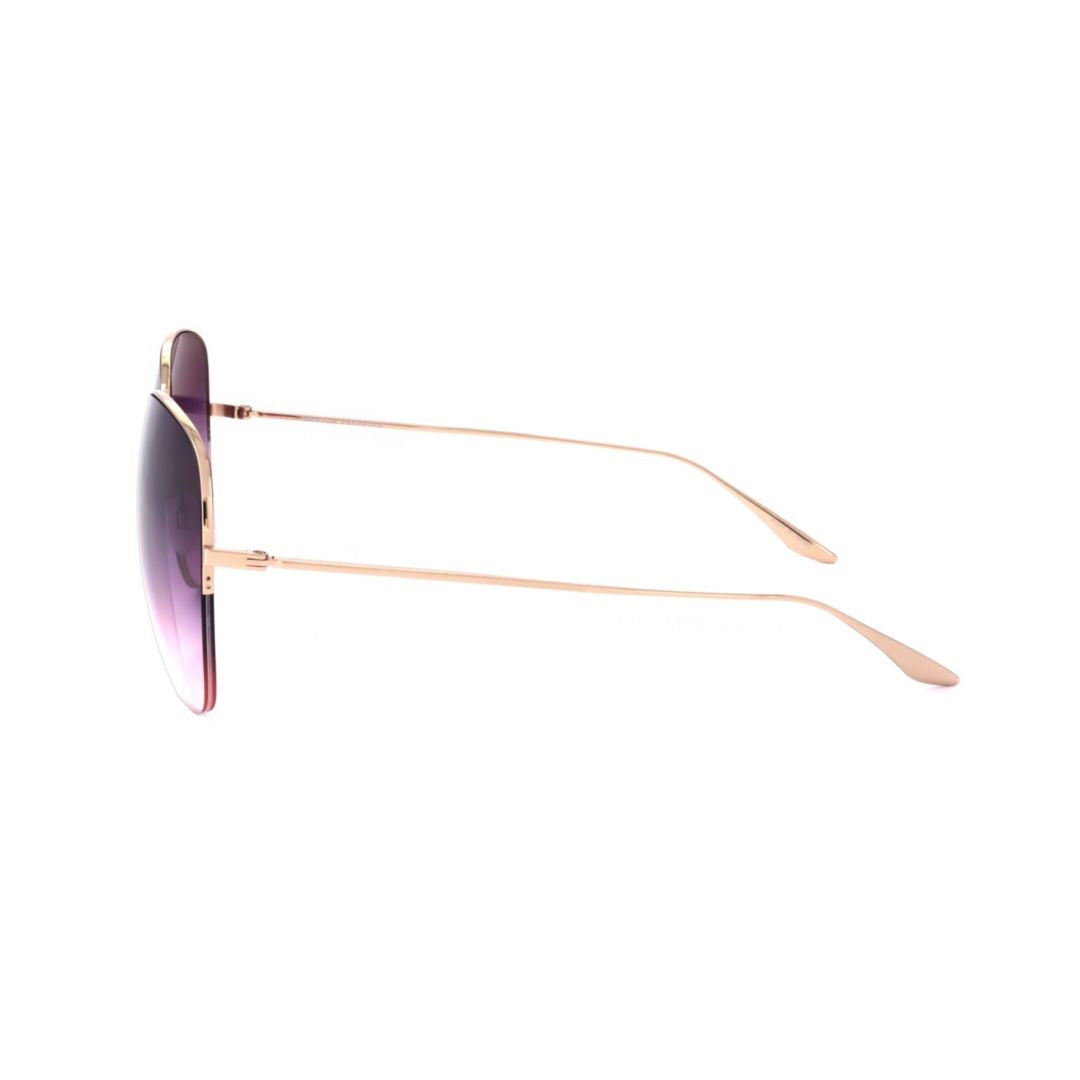 Barton Perreira Bp0055 620Vf Large Square Gradient-Tinted Sunglasses With Slim Metal Frame