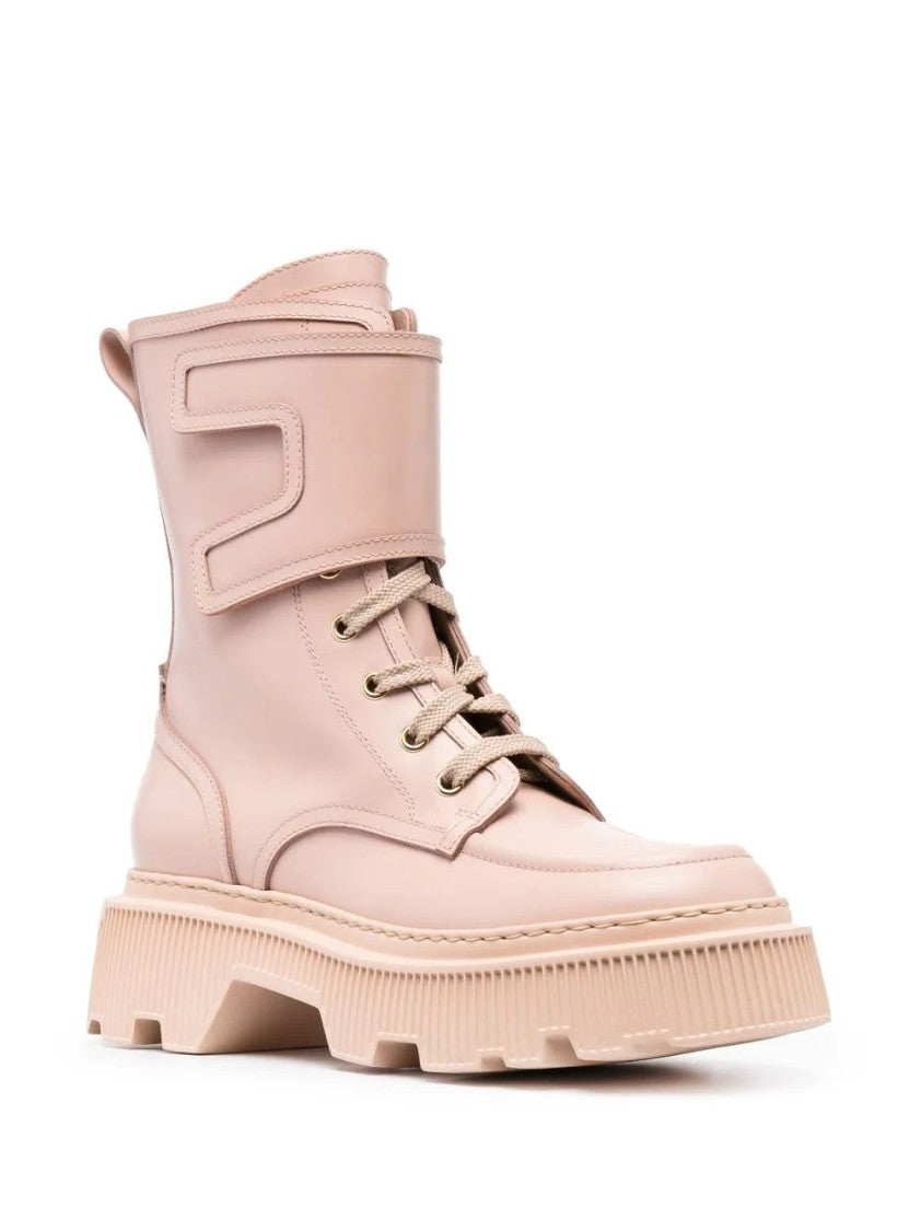 Santoni High-Top Ankle Boots