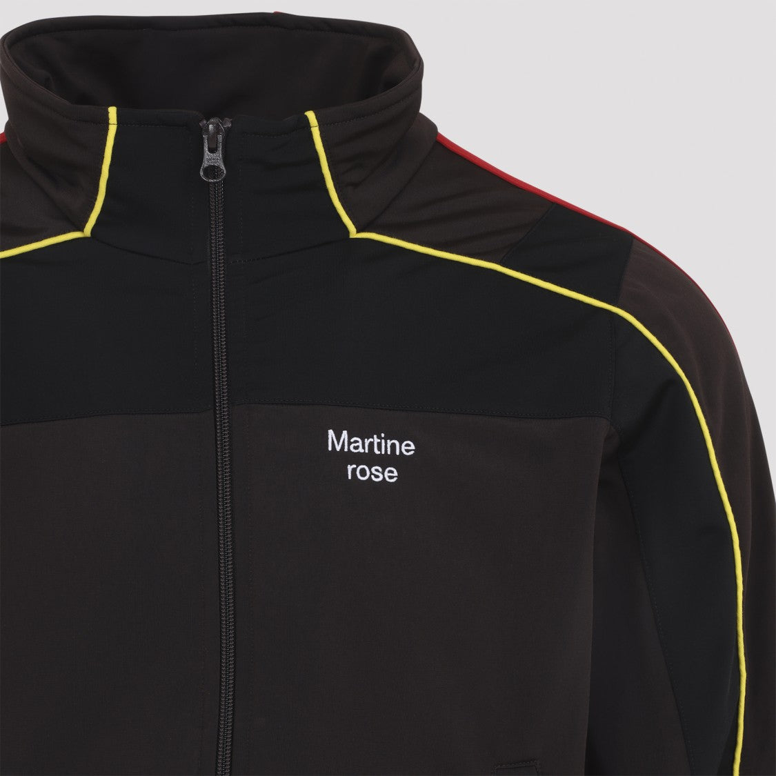 Martine Rose Brown Shrunken Track Jacket