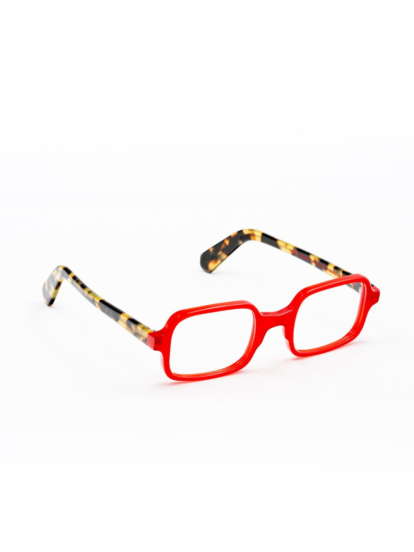 Moli@Limo Rectangular Multicolor Optical Frames With Tortoiseshell Temples