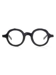 Masahiromaruyama Rounded Frame Sunglasses With Textured Finish