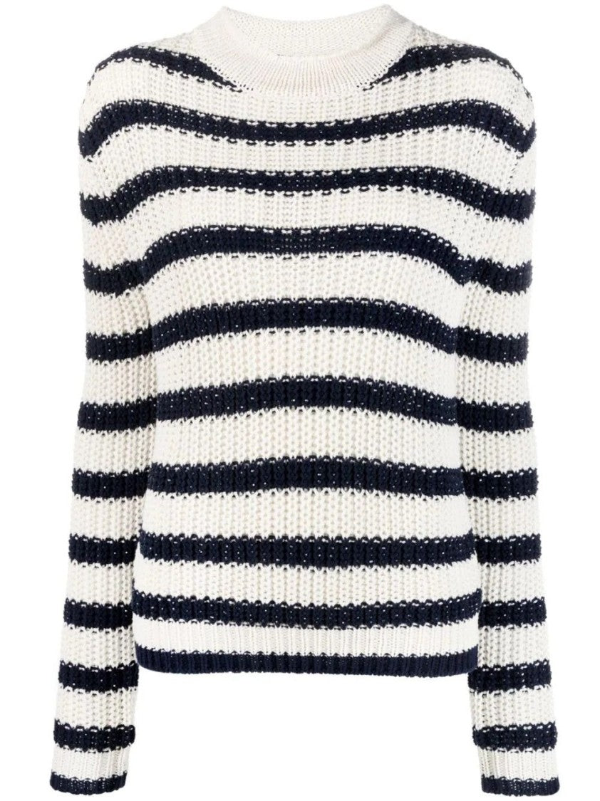 Polo Ralph Lauren Textured Striped Long Sleeve Pullover